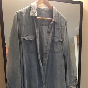 Gap denim shirt dress